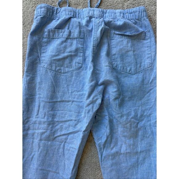 NWOT ONIA linen blend drawstring women’s pant, Small $178 D7 - Picture 7 of 7